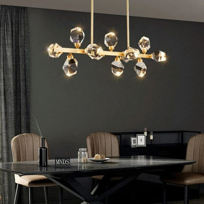 Nicole Crystal Linear Chandelier
