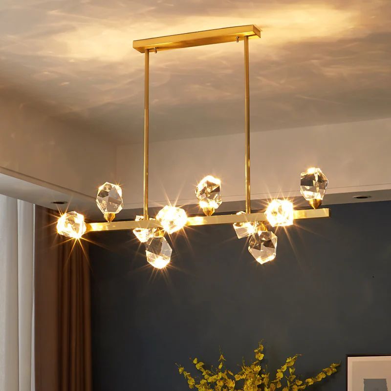 Nicole Crystal Linear Chandelier