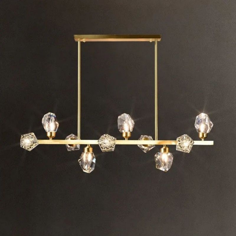 Nicole Crystal Linear Chandelier