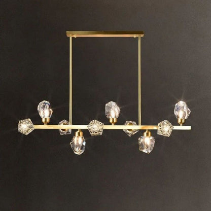 Nicole Crystal Linear Chandelier