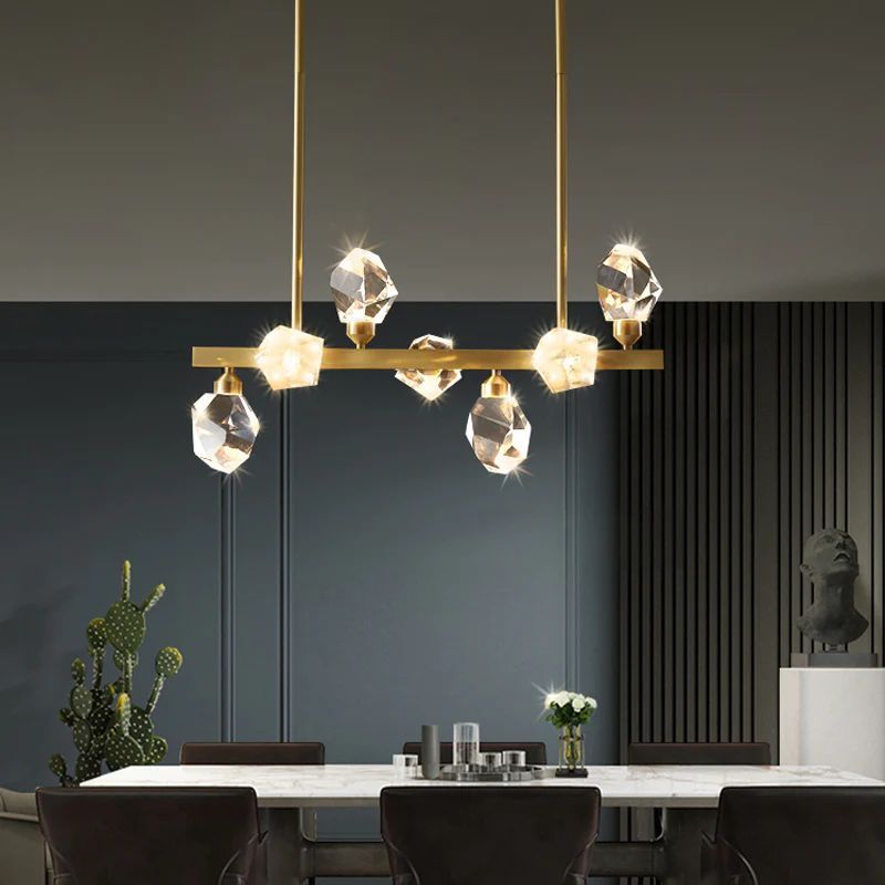 Nicole Crystal Linear Chandelier