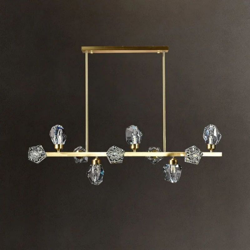 Nicole Crystal Linear Chandelier
