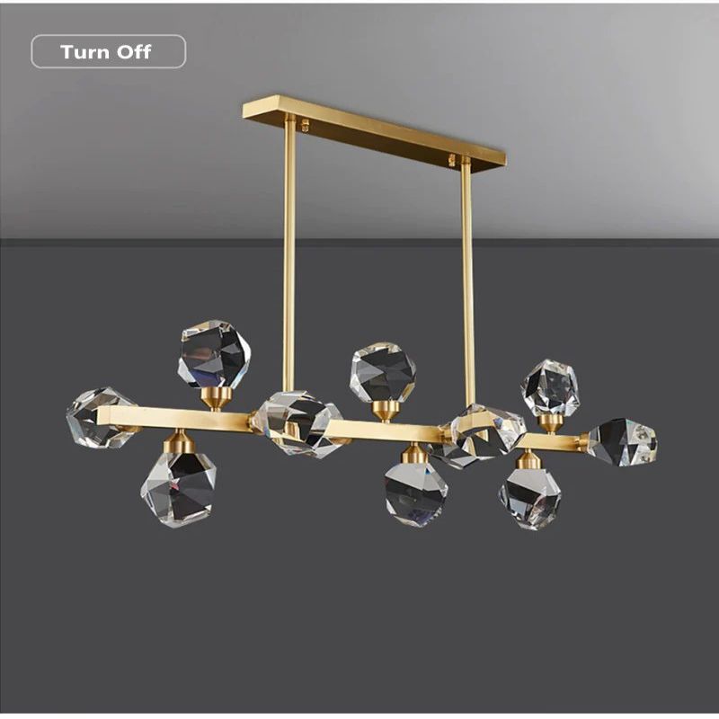 Nicole Crystal Linear Chandelier
