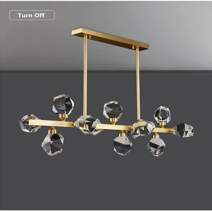 Nicole Crystal Linear Chandelier