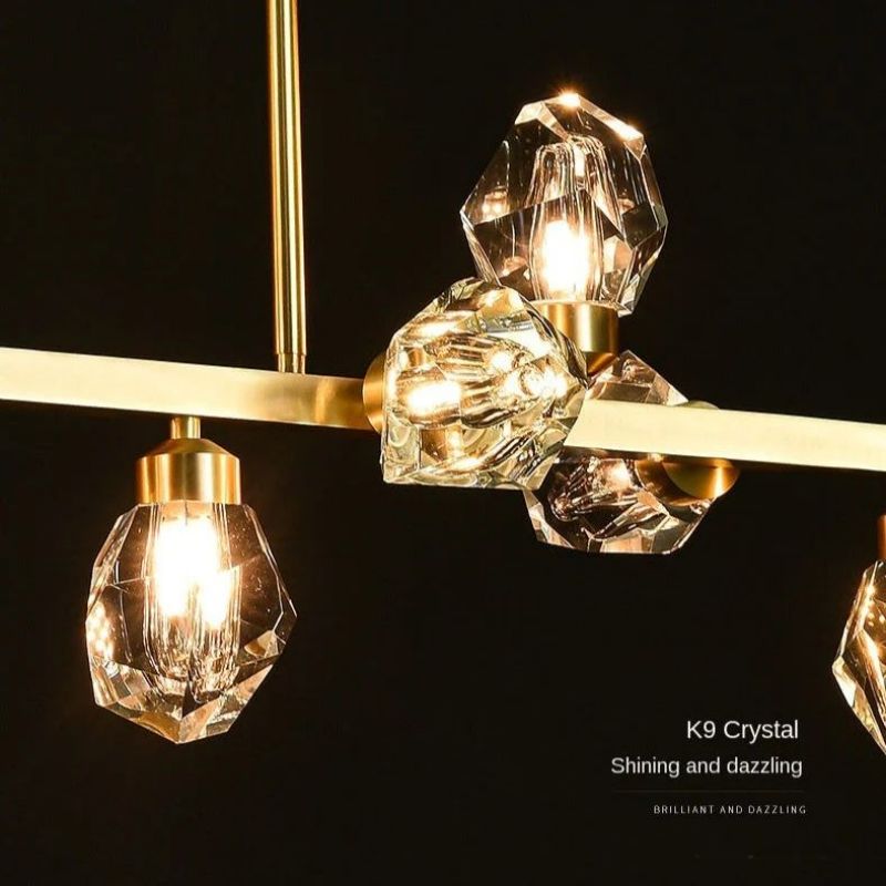 Nicole Crystal Linear Chandelier