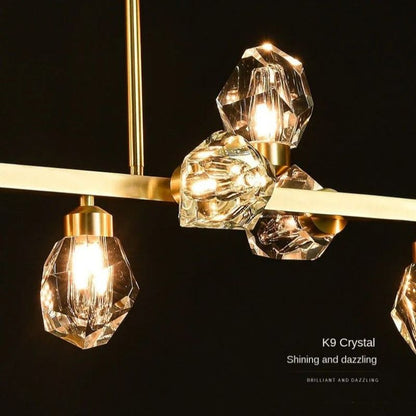 Nicole Crystal Linear Chandelier