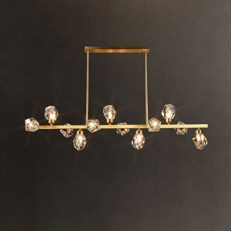 Nicole Crystal Linear Chandelier