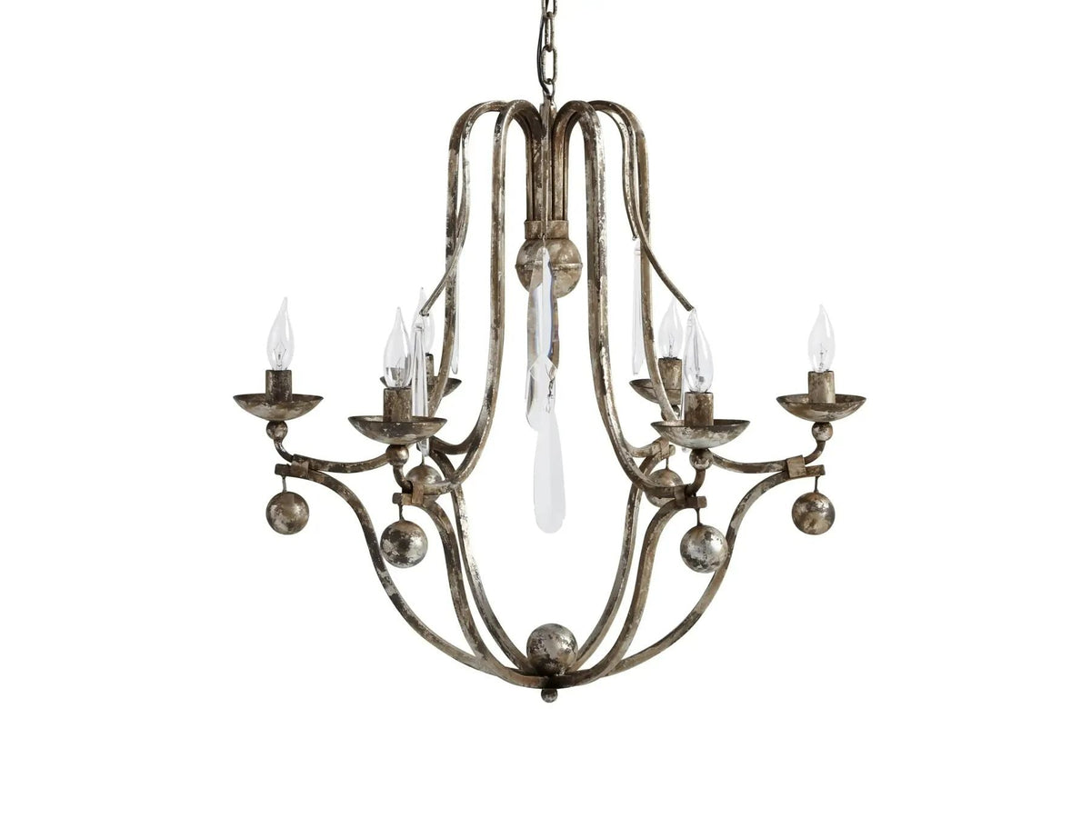Kalie Crystal 6 Lights Pendant Chandelier
