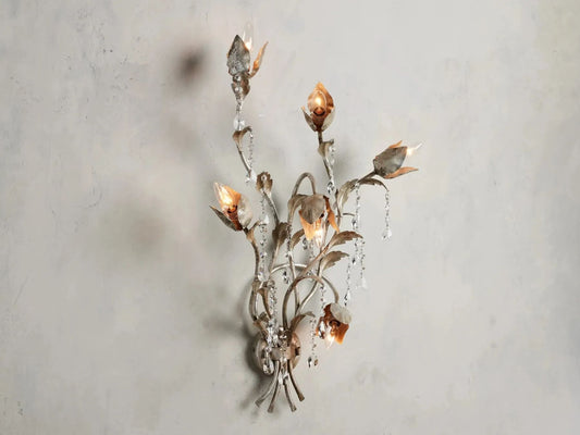 Kalie Crystal 6 Lights Wall Sconce