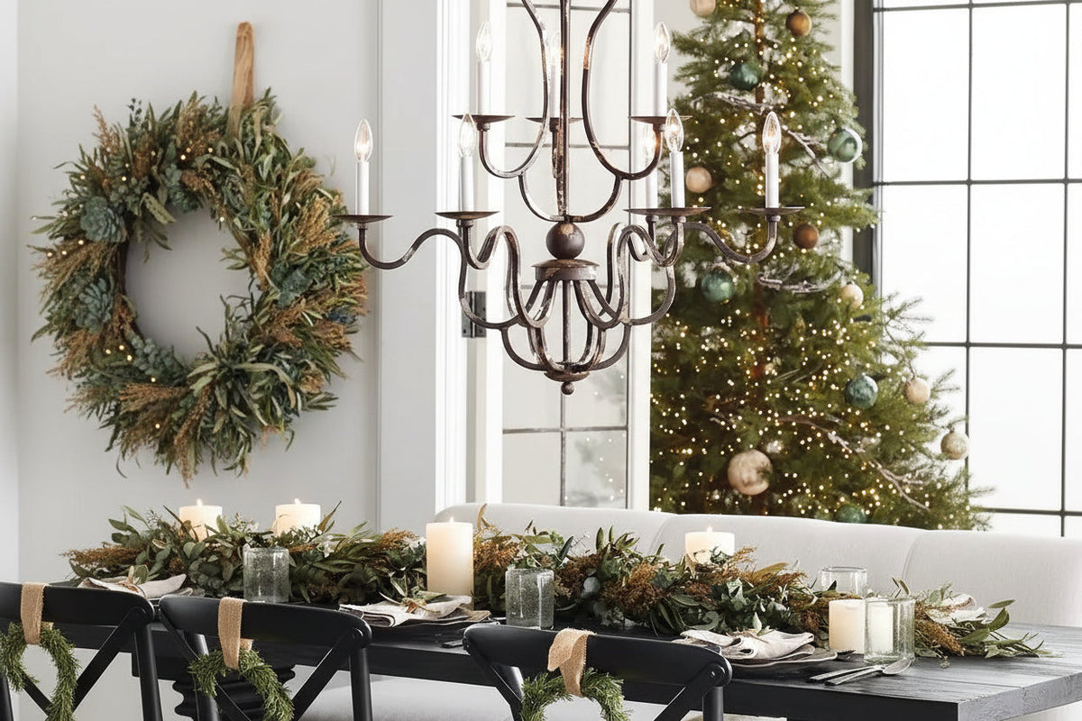 Kalie Crystal 12 Lights Pendant Chandelier 42"