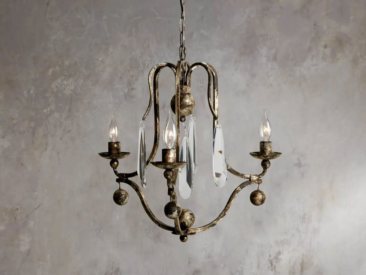 Kalie Crystal 3 Lights Pendant Chandelier