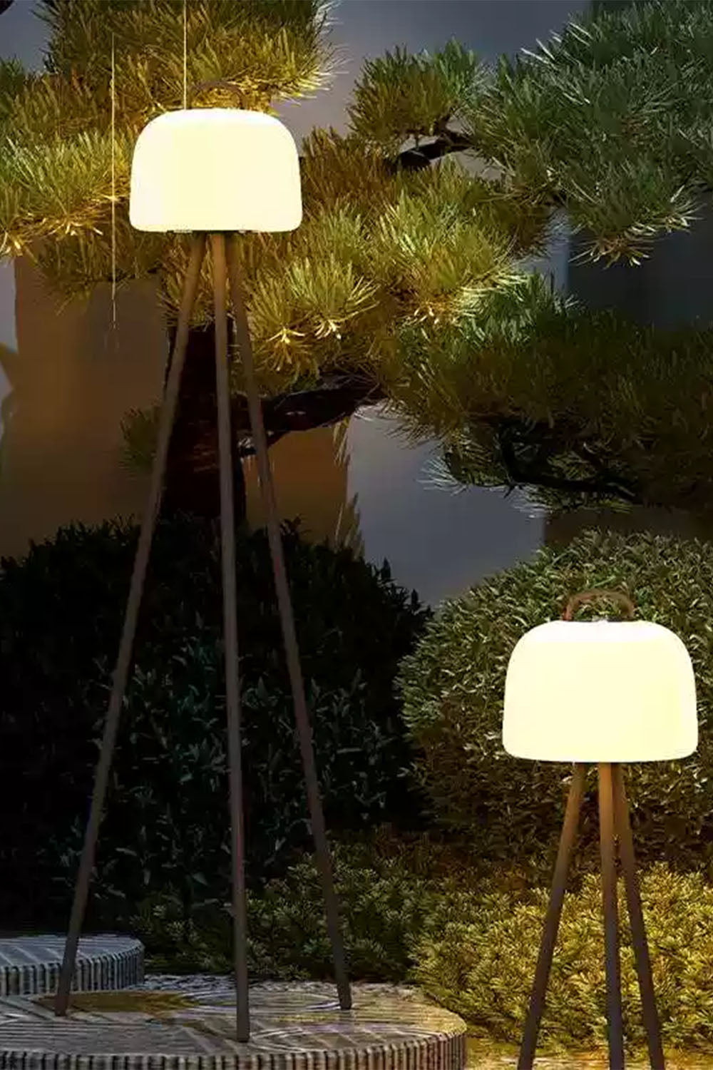 Kettle Tripod Rechargeable Floor Lamp - view 9 | everlamps