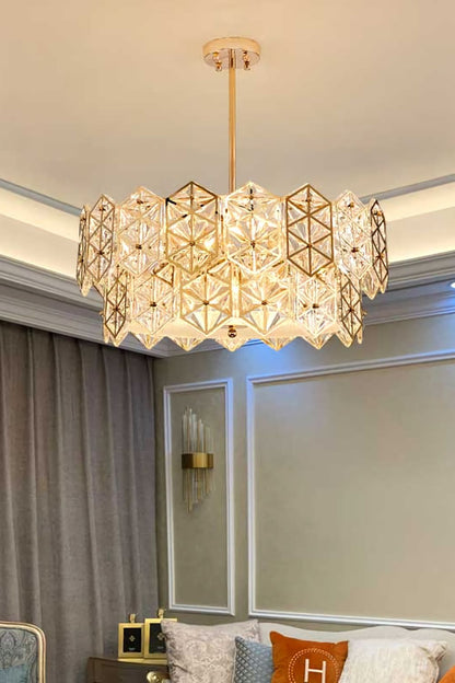 Kinkeldey Crystal Prism Chandelier - everlamps