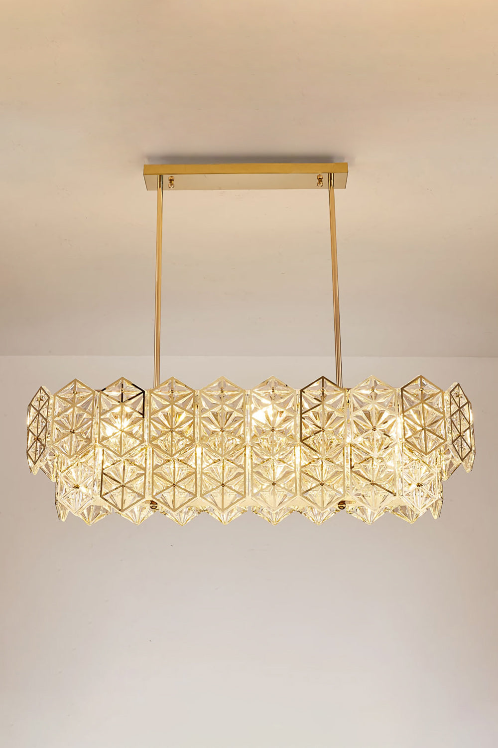 Kinkeldey Crystal Prism Chandelier - everlamps