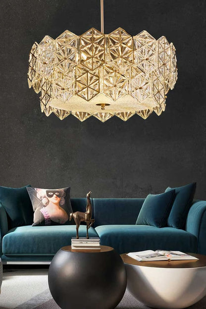 Kinkeldey Crystal Prism Chandelier - everlamps