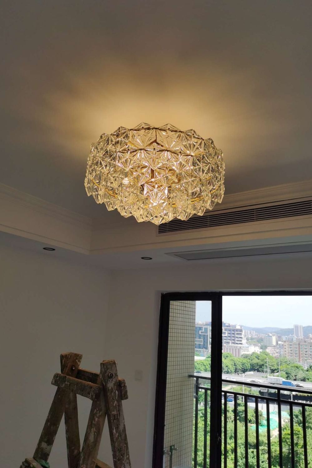 Kinkeldey Crystal Prism Chandelier - everlamps