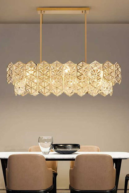 Kinkeldey Crystal Prism Chandelier - everlamps