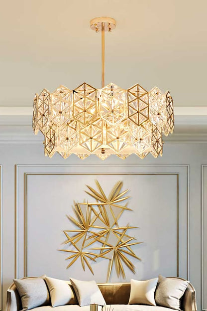 Kinkeldey Crystal Prism Chandelier - everlamps