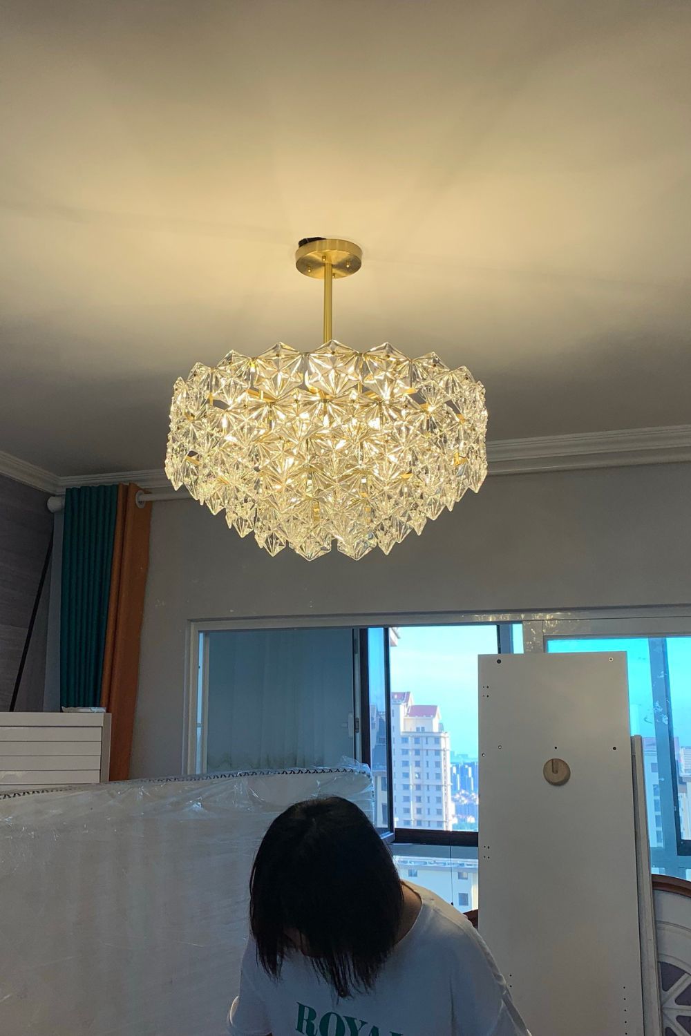 Kinkeldey Crystal Prism Chandelier - everlamps