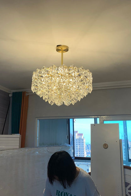 Kinkeldey Crystal Prism Chandelier - everlamps