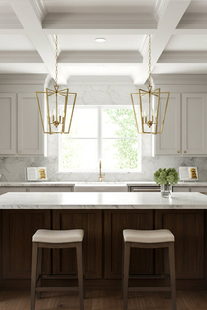 Lantern-shaped chandelier - view 8 | everlamps