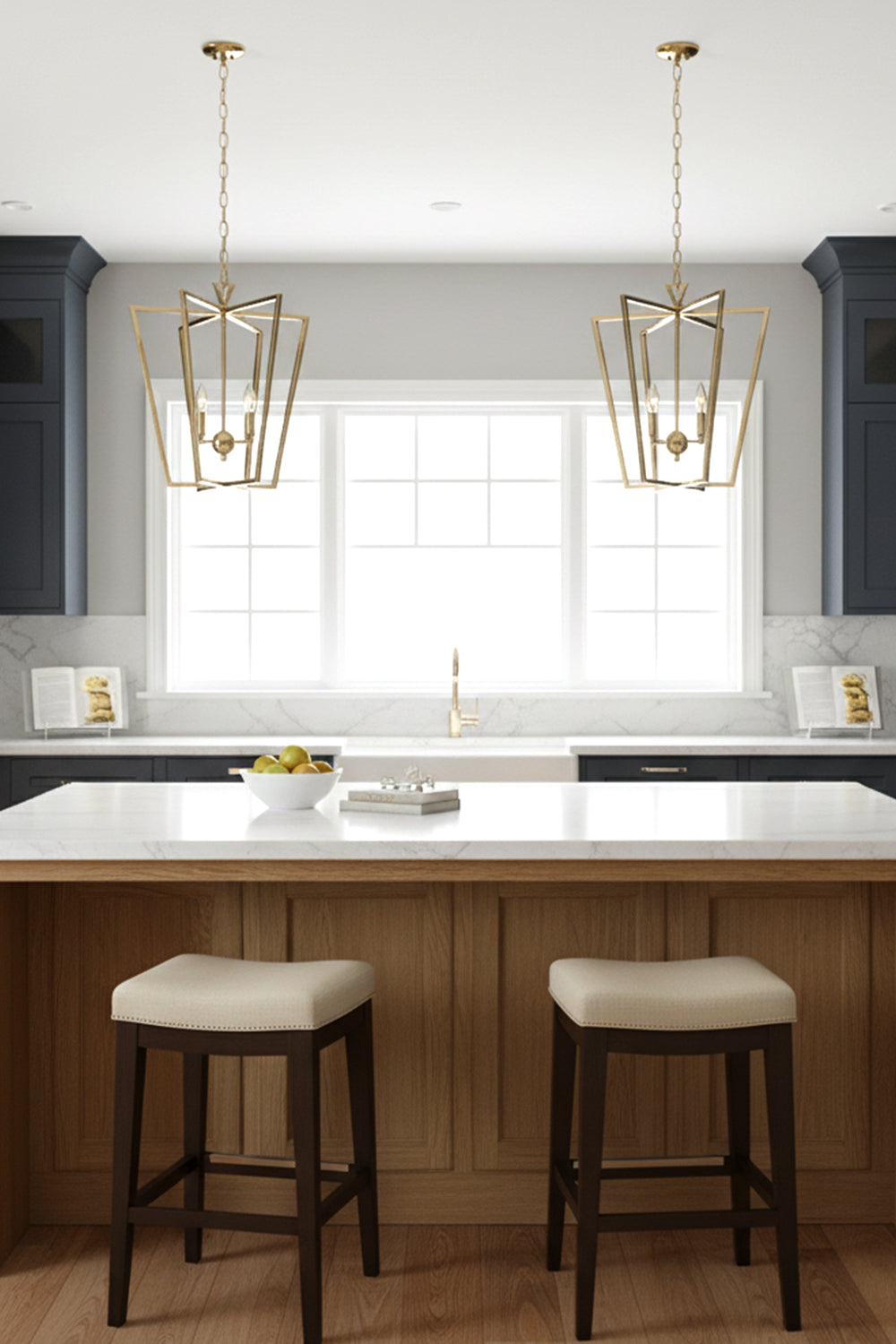 Lantern-shaped chandelier - view 10 | everlamps