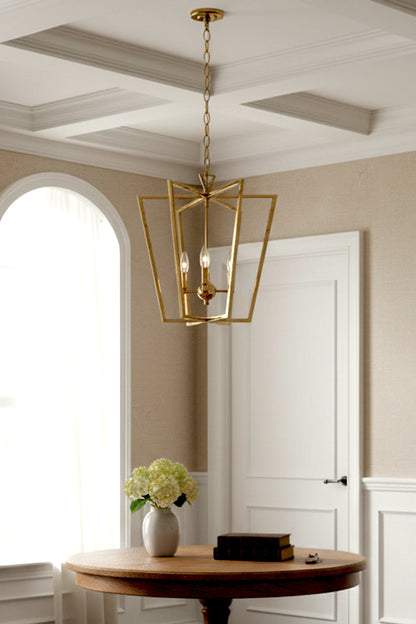 Lantern-shaped chandelier - view 2 | everlamps