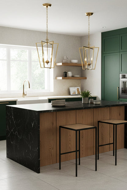 Lantern-shaped chandelier - view 7 | everlamps
