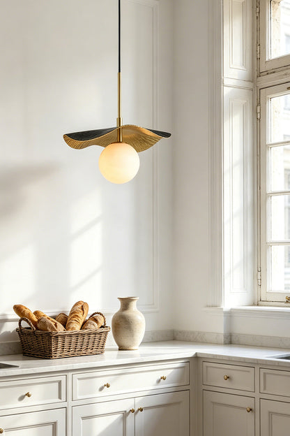 Leaf Alabaster Pendant Light for Kitchen | vexa lamps
