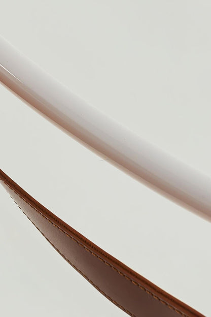 Leather Arc Loop Pendant Light - view 15 | everlamps