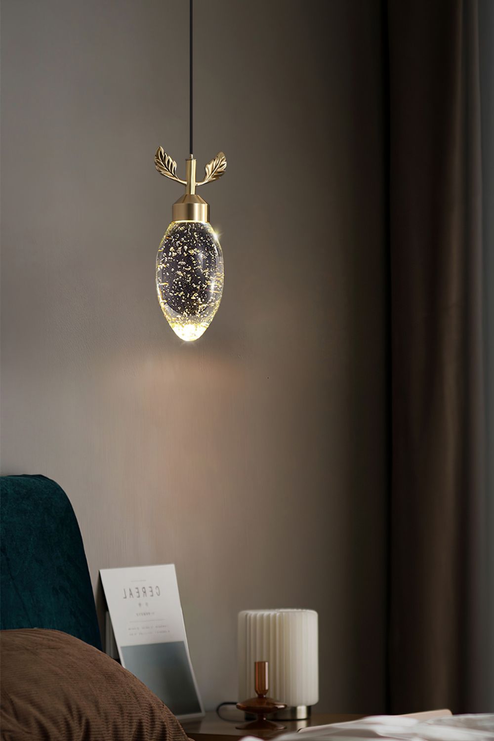 Leaves Water Drops Pendant Light - everlamps