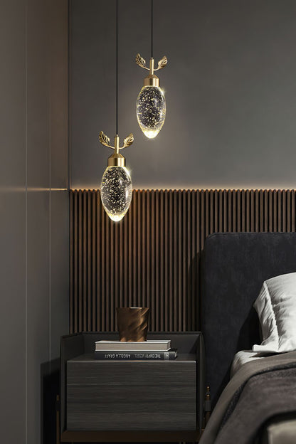 Leaves Water Drops Pendant Light - everlamps