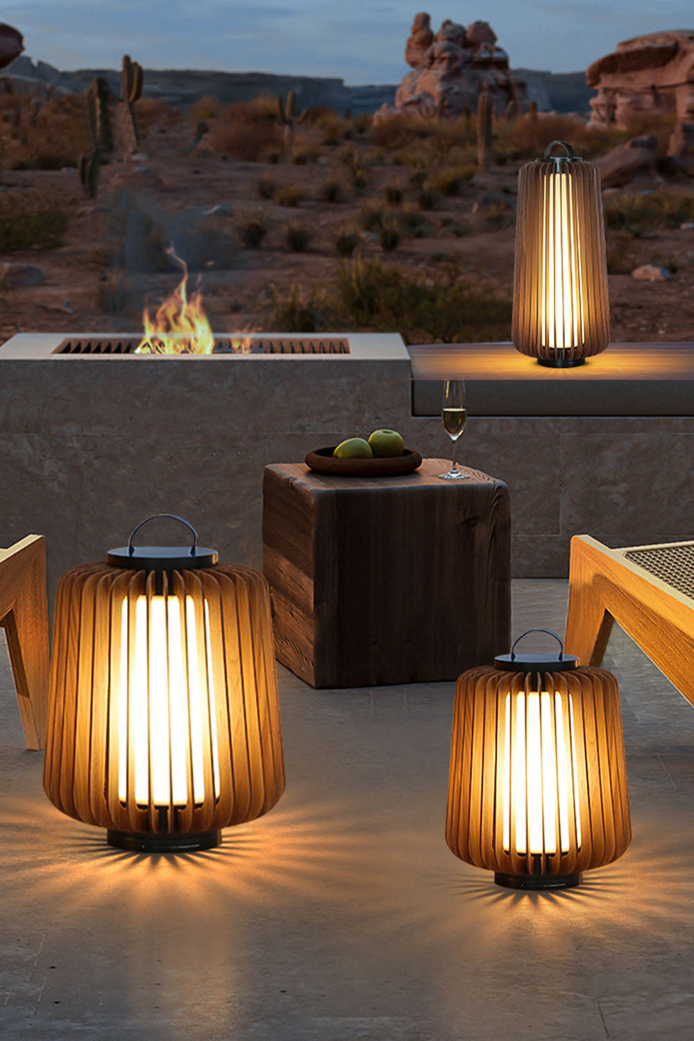 Legno Rechargeable Outdoor Table Lamp - view 10 | everlamps