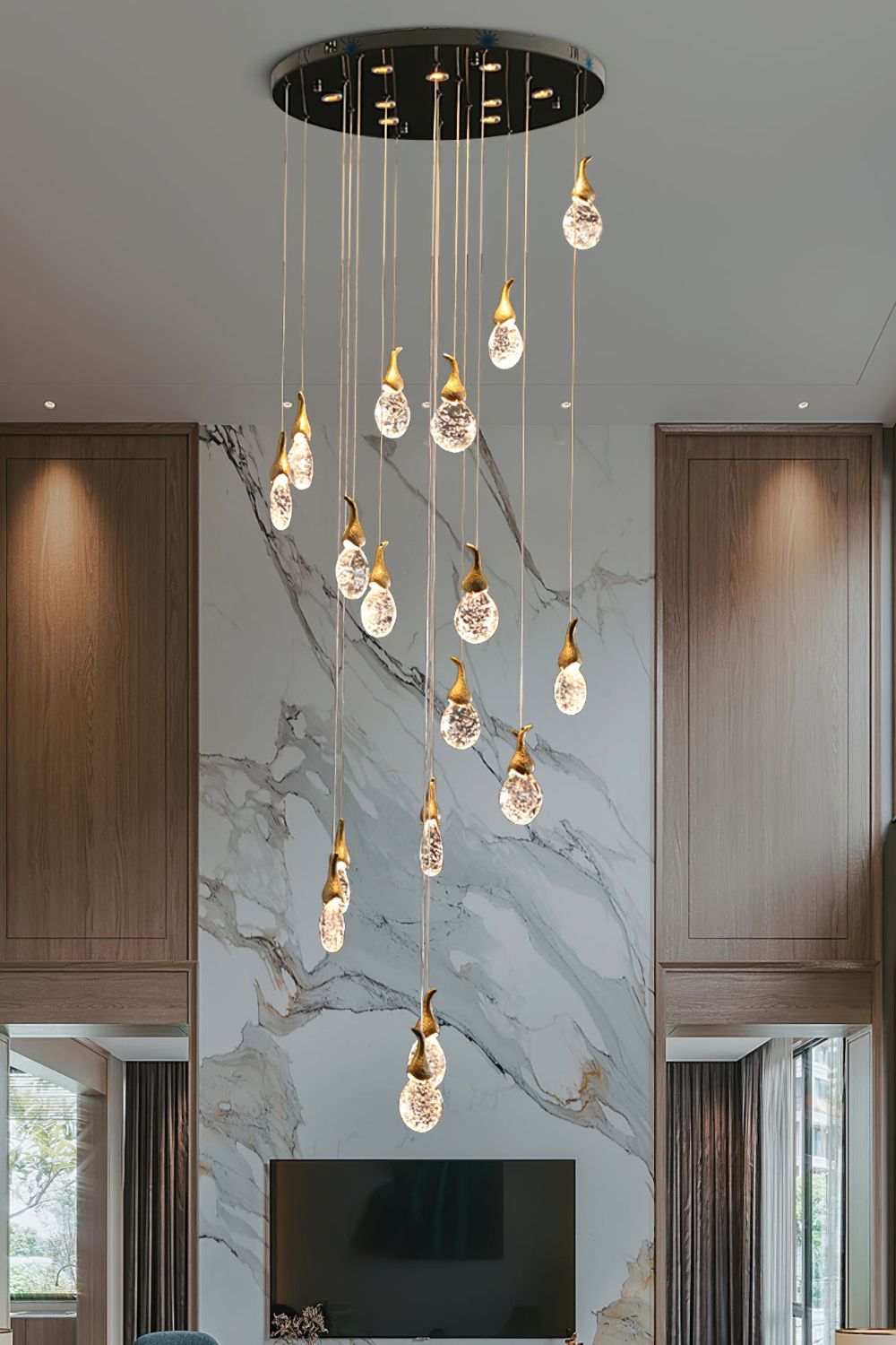 Leo Bubble Chandelier - everlamps