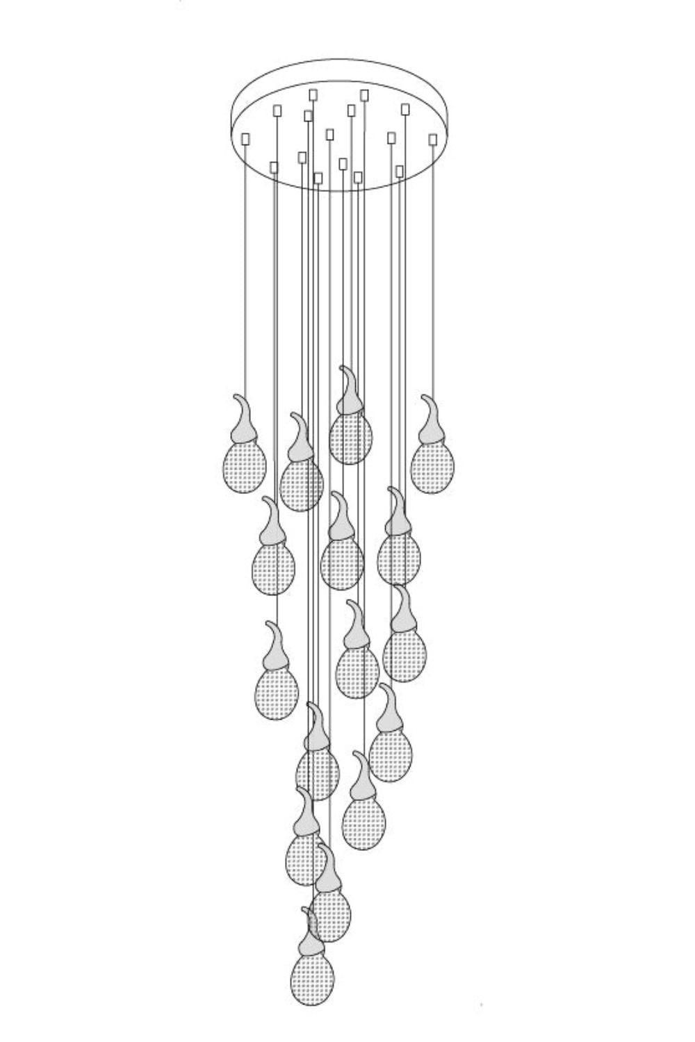Leo Bubble Chandelier - everlamps