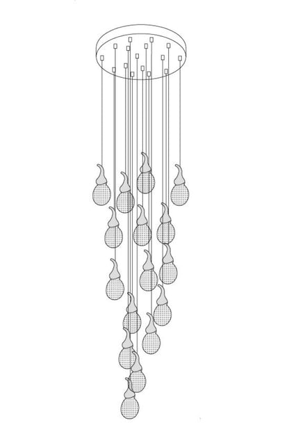 Leo Bubble Chandelier - everlamps