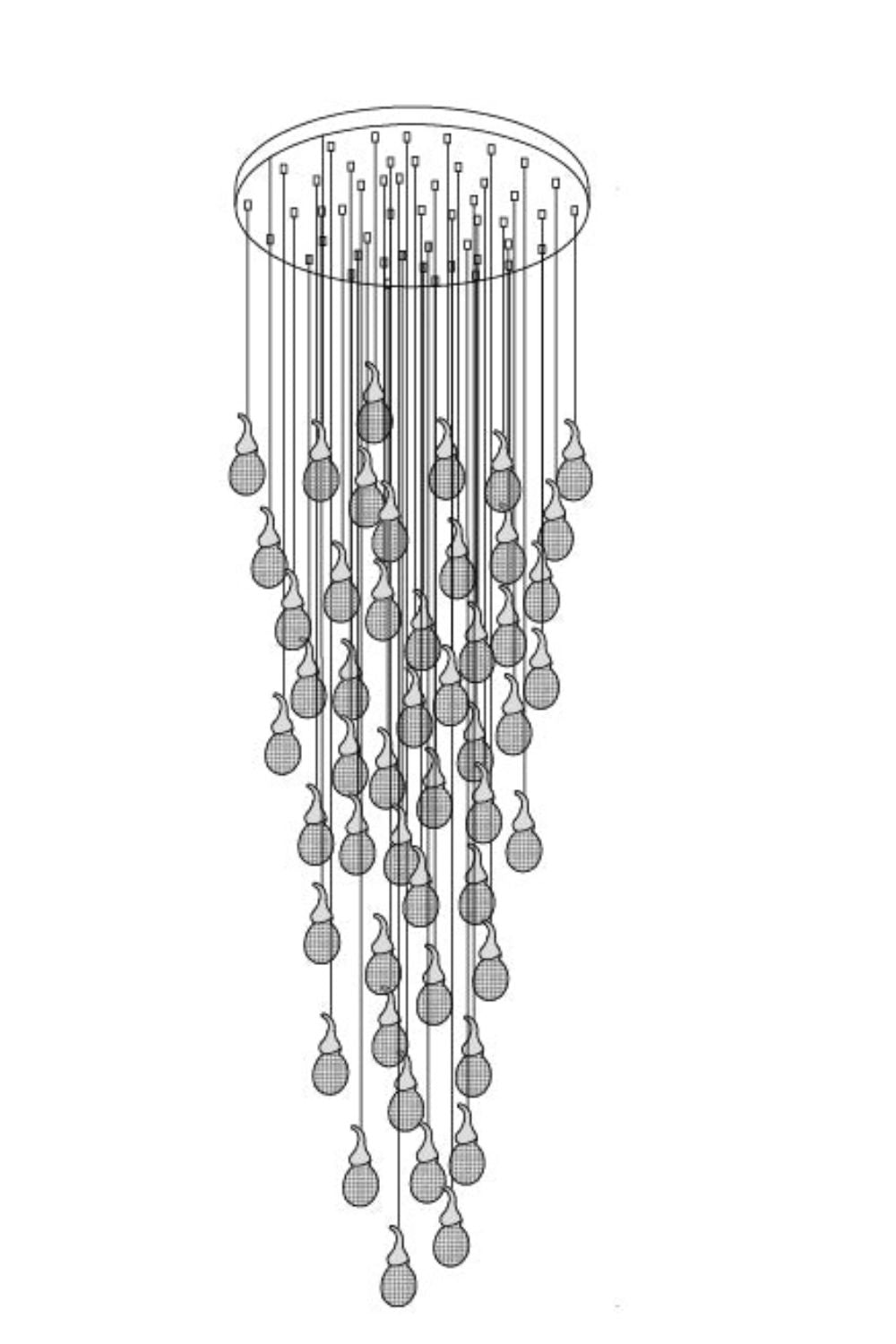 Leo Bubble Chandelier - everlamps