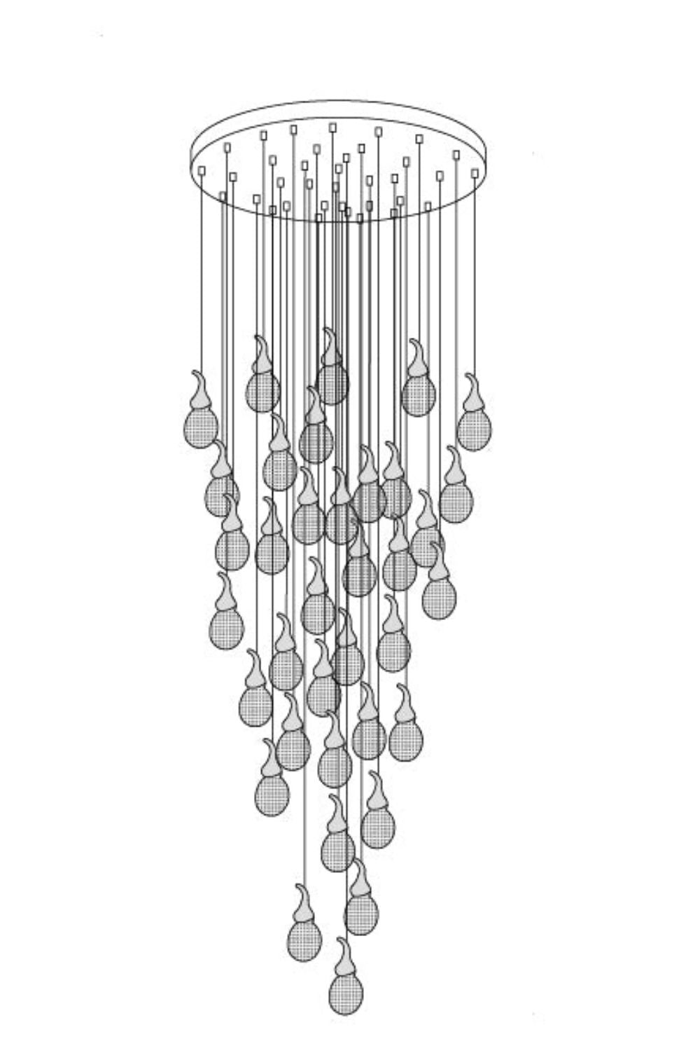 Leo Bubble Chandelier - everlamps