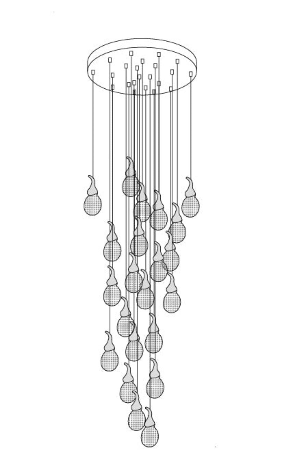 Leo Bubble Chandelier - everlamps