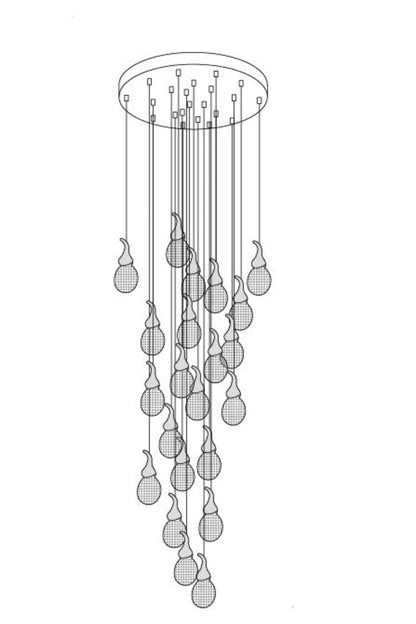 Leo Bubble Chandelier - everlamps