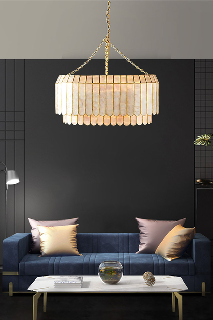 Light Luxury Shell Chandelier - view 2 | everlamps