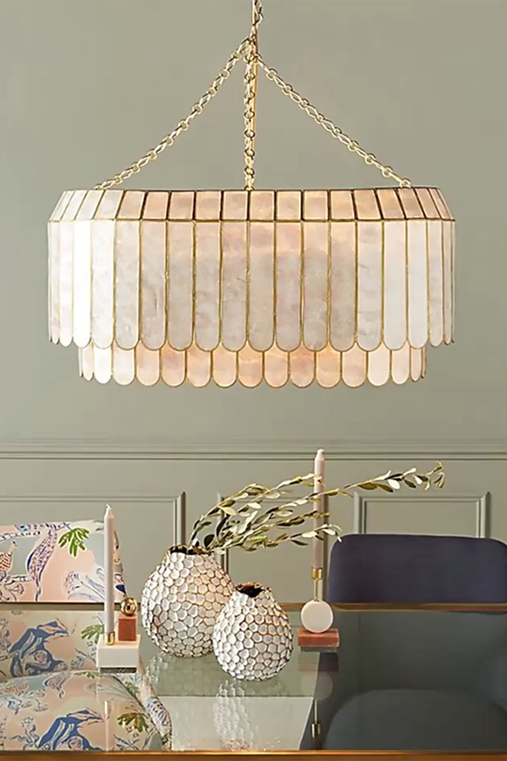 Light Luxury Shell Chandelier - view 8 | everlamps