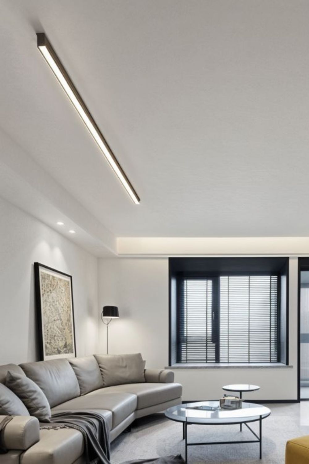 Modern Ligne Ceiling Light - view 9 | everlamps