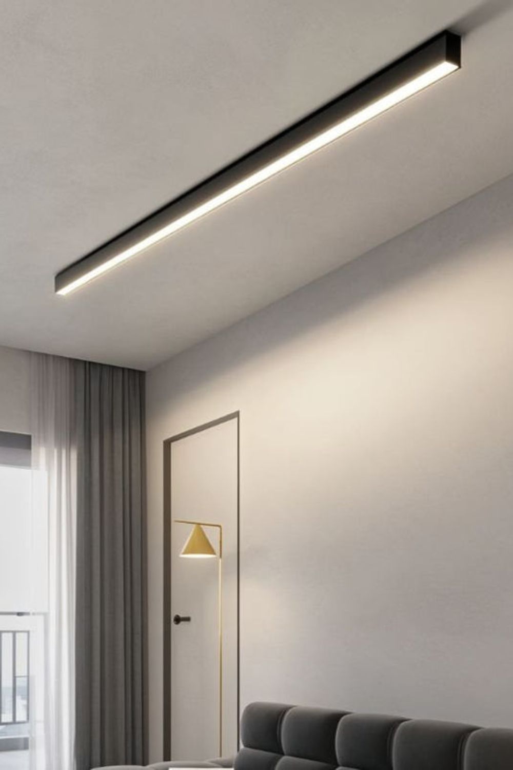 Modern Ligne Ceiling Light - view 2 | everlamps