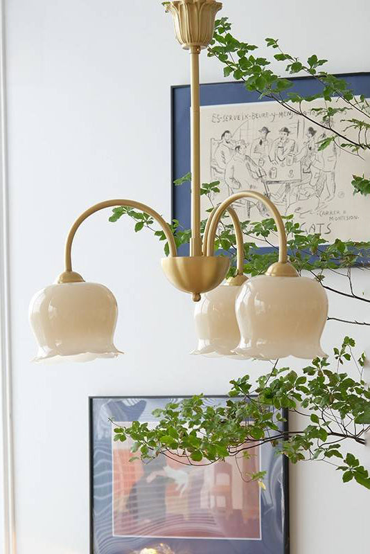 Flowers Lily of the Valley Chandelier - view 2 | everlamps