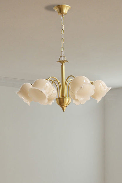 Flowers Lily of the Valley Chandelier - view 3 | everlamps