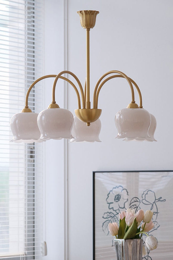 Flowers Lily of the Valley Chandelier - view 6 | everlamps