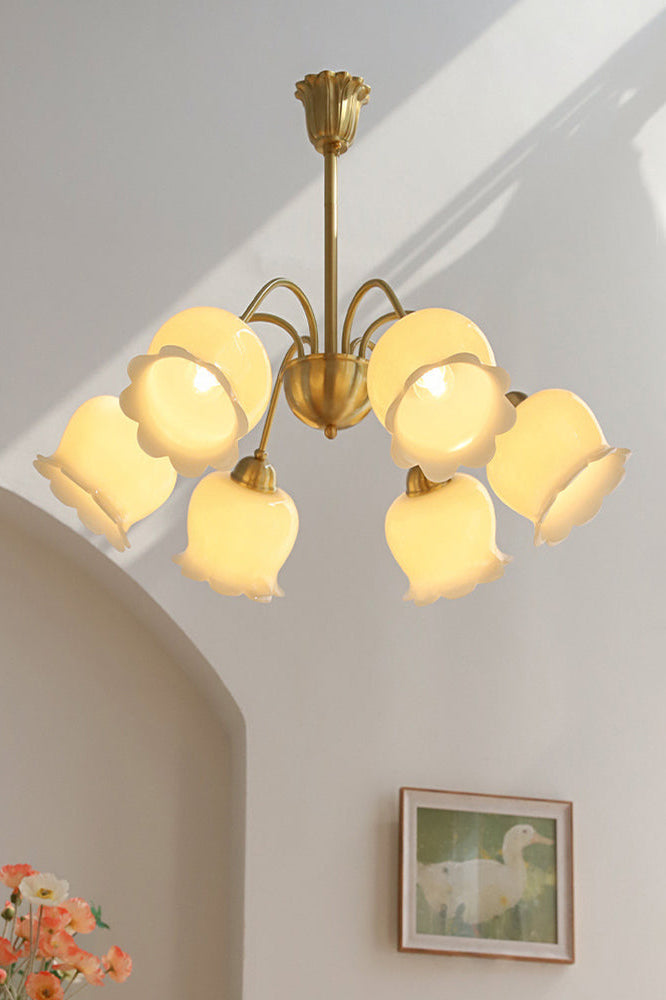 Flowers Lily of the Valley Chandelier - view 7 | everlamps
