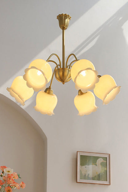 Flowers Lily of the Valley Chandelier - view 7 | everlamps