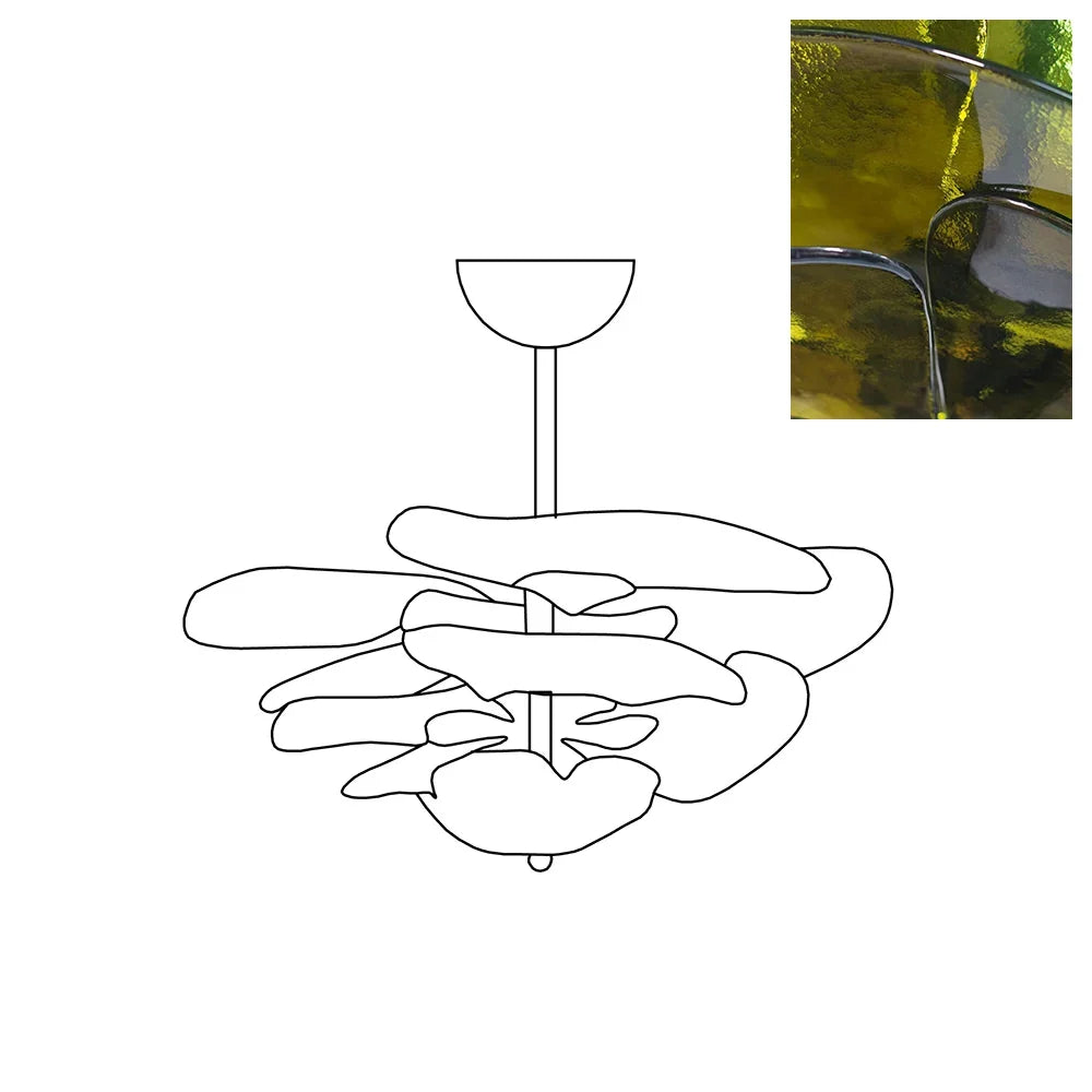 Chandelier Green - view 15 | everlamps